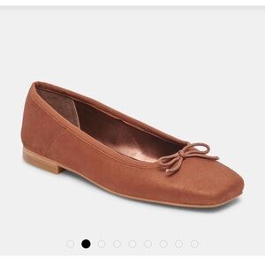 DolceVita Anisa Copper Metallic Suede Flats